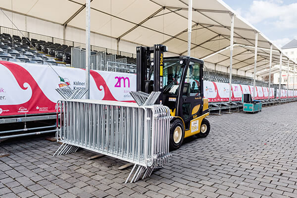 Temporary Crowd Control Barriers