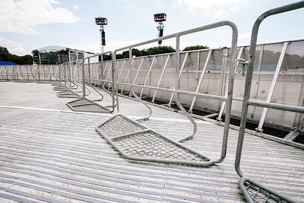 Temporary Crowd Control Barriers